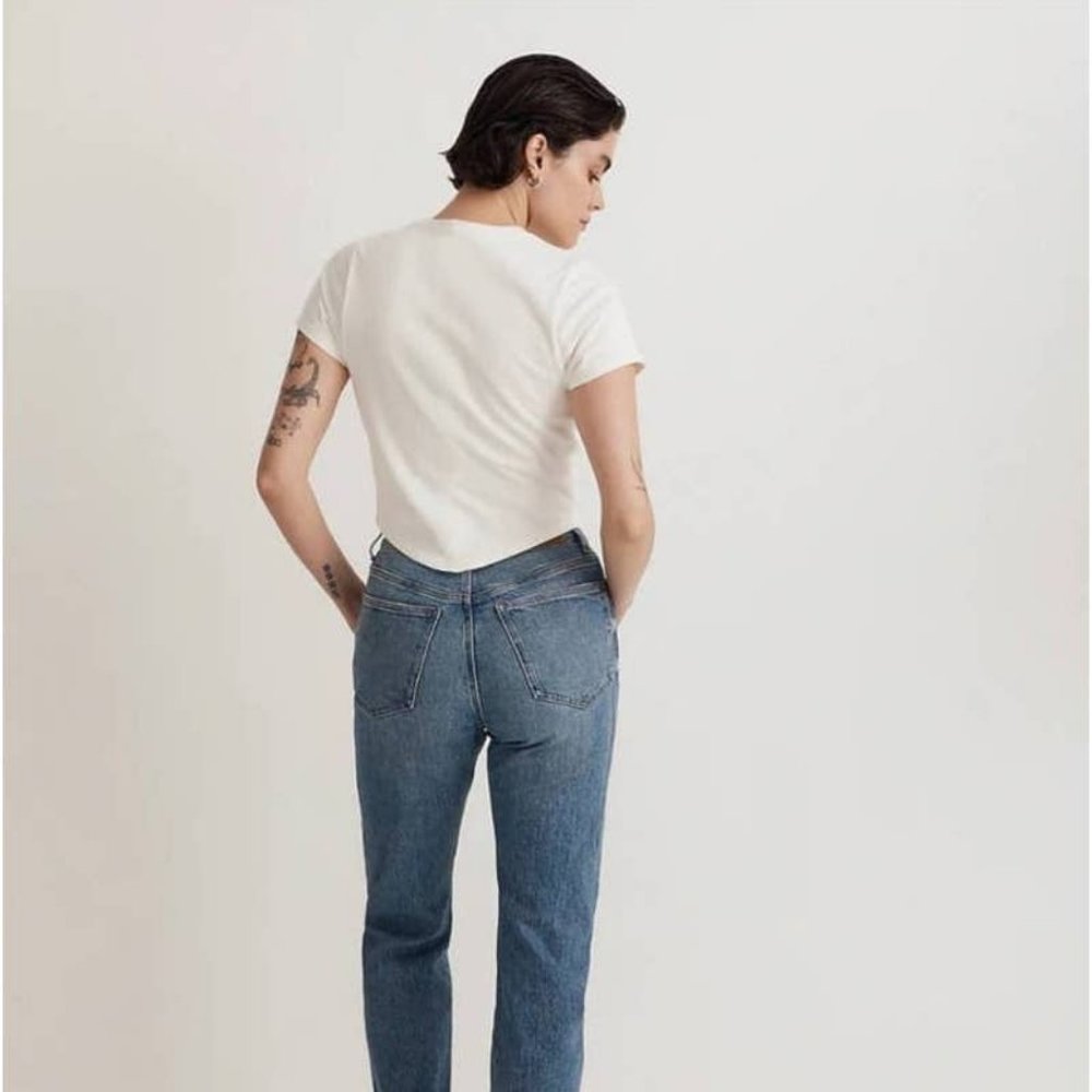 NWT Madewell Heavyweight Jersey Crewneck Tee Size XS